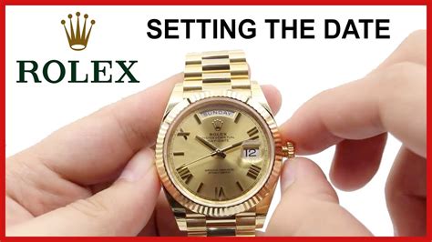 how to adjust rolex watch|change time on rolex datejust.